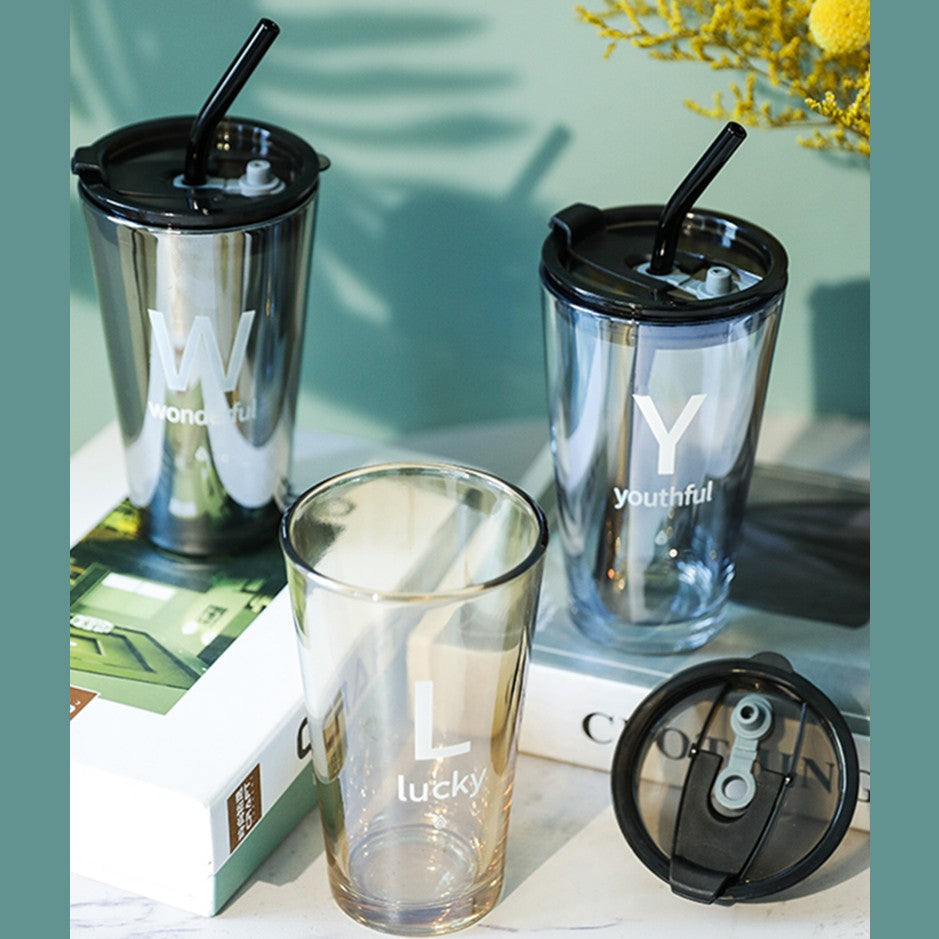 Simple Modern Travel Mug with Lid and Straw, for Ice Water, Coffee, Ju –  GizModern