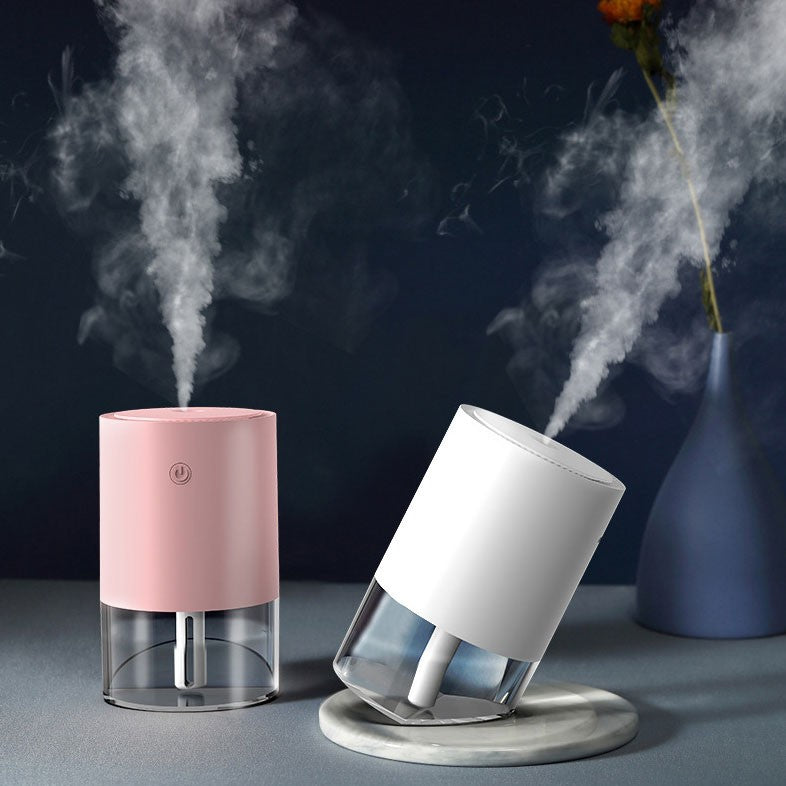 Portable Rechargeable Humidifier, with LED Light, Fine Mist & Quiet Operation, for Bedroom, Desk, Car & More