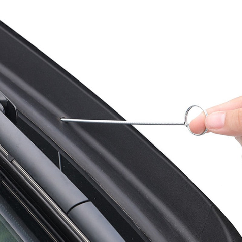 Flexible Long Wire Brush Sunroof Drain Cleaning Tool for Car and Fridge 1.5M