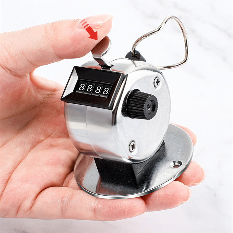 Hand-Held Mechanical Clicker Tally Counter, for Keeping Track of Inventory,  Attendance, Traffic 