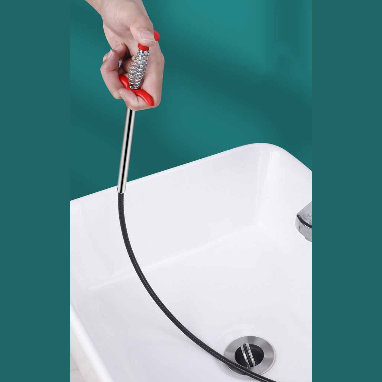 Long Drain Auger, Drain Clog Remover Tool, for A Stopped-up Toilet or –  GizModern