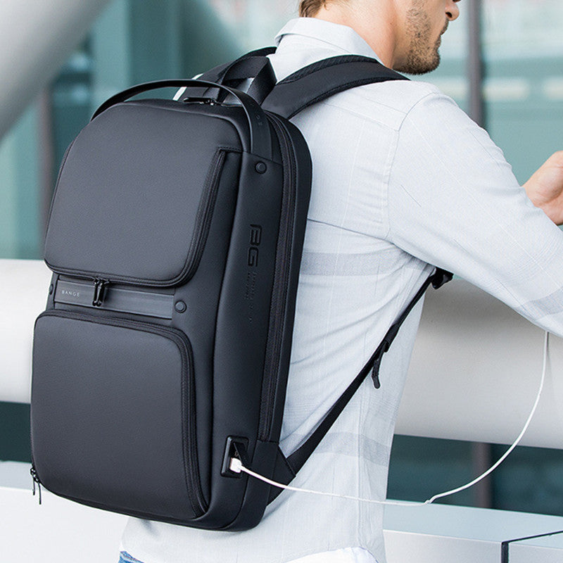 Laptop Backpack, with USB Charging Port & Water Resistant, Fits 14-Inc ...