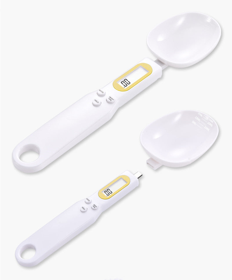 Set Digital Spoon Scale and Ajustable Measuring Manual Spoon High
