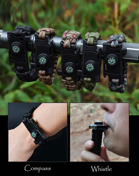 Paracord Survival Bracelet - A Survival Toolbox That You Can Wear