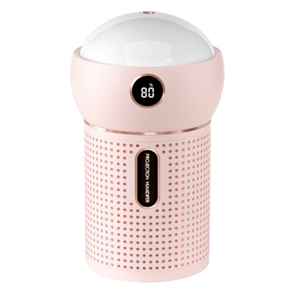 3-in-1 Portable Rechargeable Mini Humidifier, with 360° Dynamic Projec ...