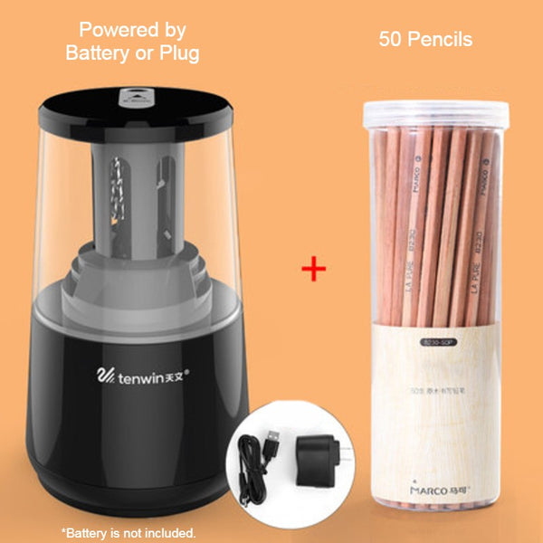 electric pencil sharpener with replaceable blades