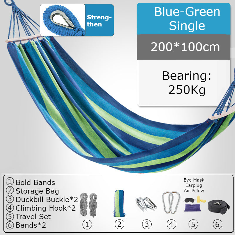 Thickened Single/Double Hammock, More Breathable, Safer and More Comfo ...