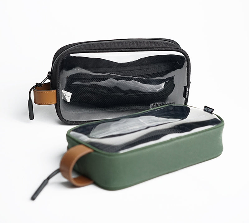 cosmetic bag with multiple compartments