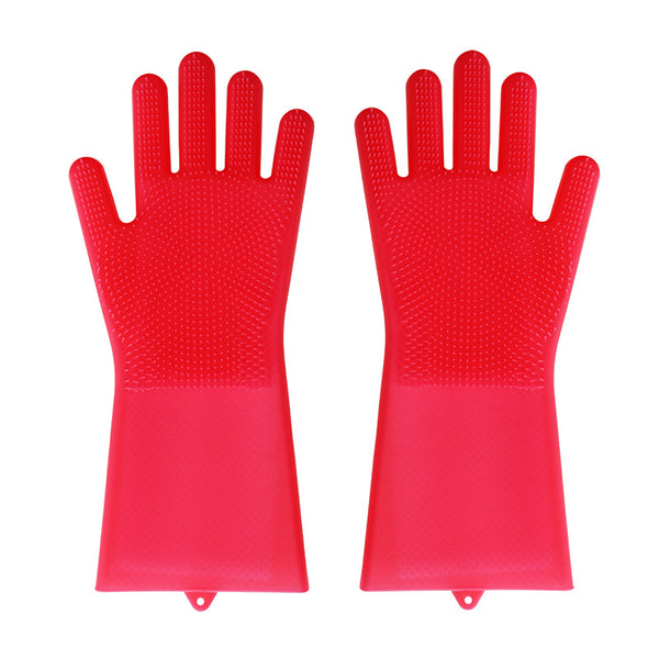 rubber dish gloves