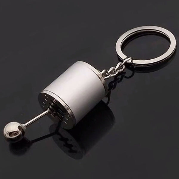 Creative Cool Keychain with Six-Speed Manual Transmission Shift Lever