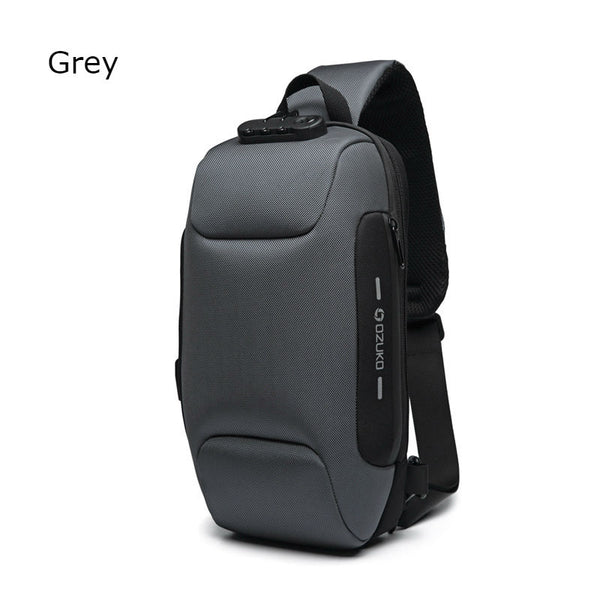 Most Secure Anti-theft Sling Backpack With 3-Digit Lock, Large Capacit ...