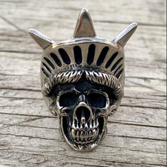 Bone Crusher" - Lady Liberty Skull Ring