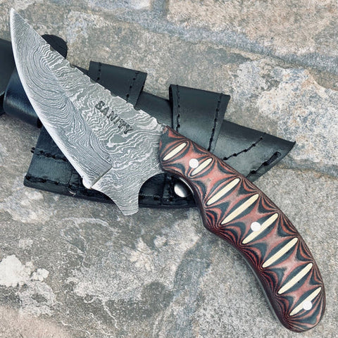 Be a badass and join the Sanity Jewelry family with Damascus knives