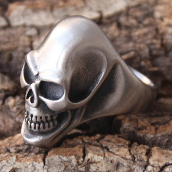 Buy Skull Ring, Skull Signet Ring, Silver Skull Ring, Unique Skull Ring,  Macabre Jewelry, Memento Mori, Mourning Jewelry Online in India - Etsy