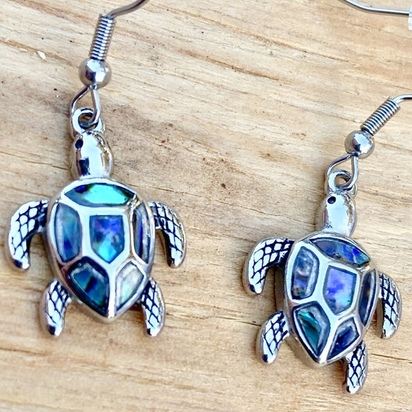 Sea Shell - Turtle - Sea Turtle Pendant - Rope Necklace - SK2567