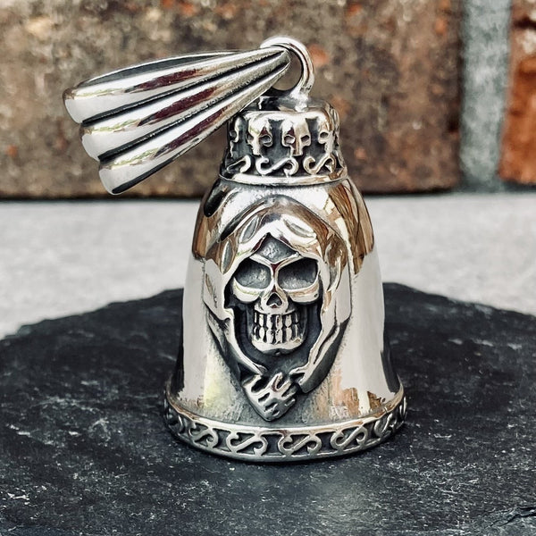 Guardian bell angel biker silver – Mocy Bell