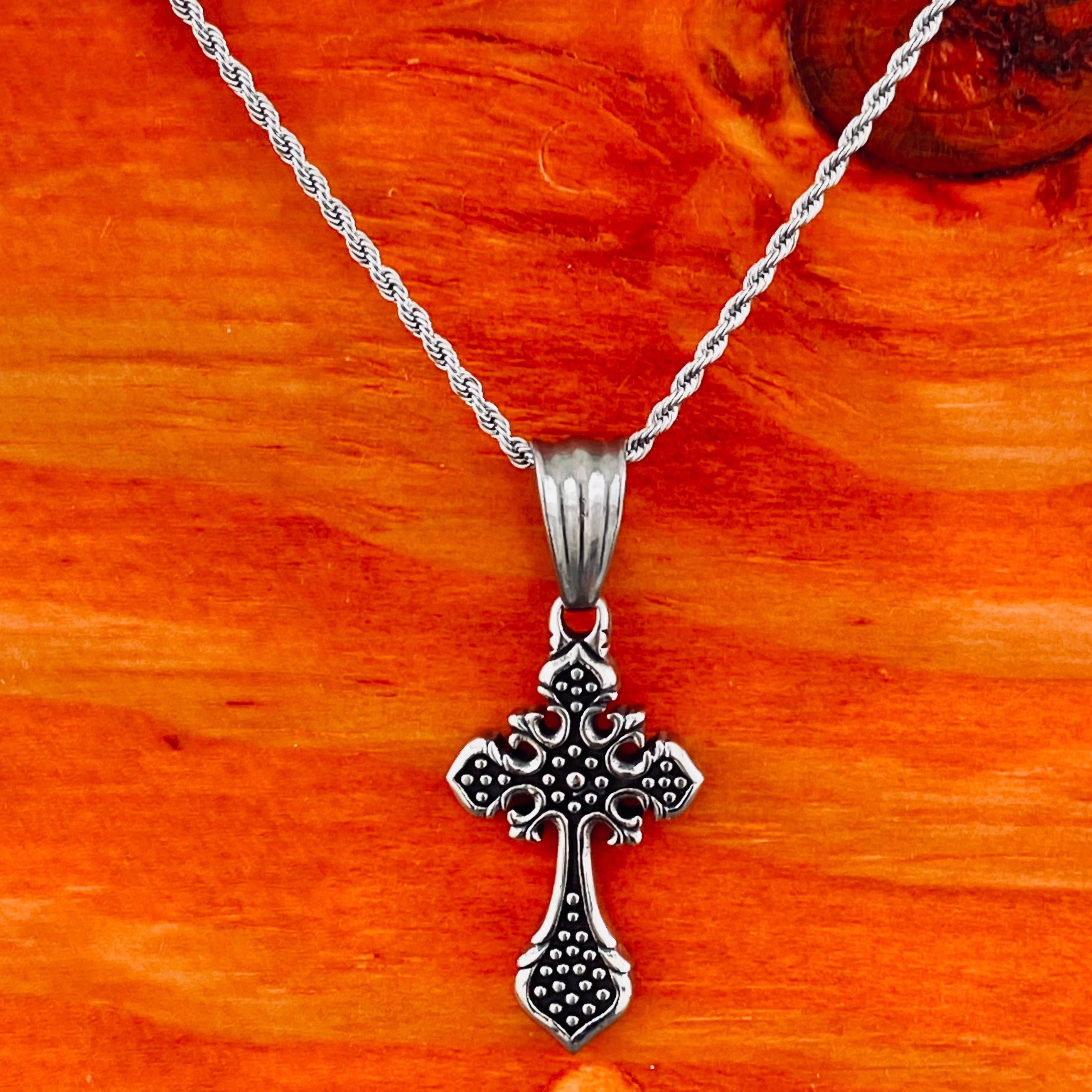 Ladies Necklace The Queens Cross Smaller Cross Sanity Jewelry Sanity Jewelry® 