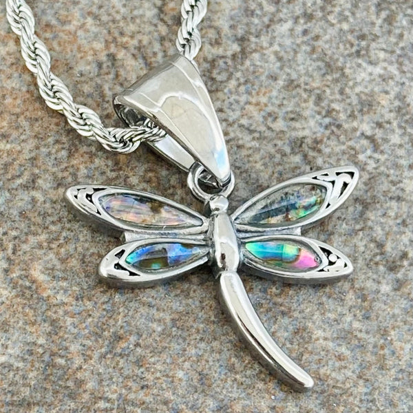 Sea Shell Butterfly Rope Necklace