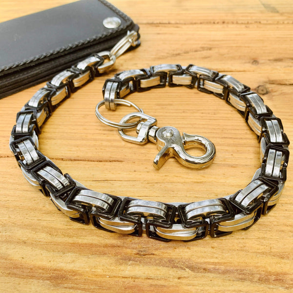 Wallet Chain | Daytona Beach Deluxe - Gold & Silver | Sanity Jewelry 25 inch