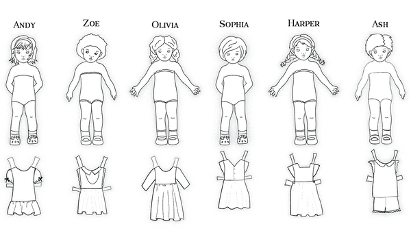 paper dolls free