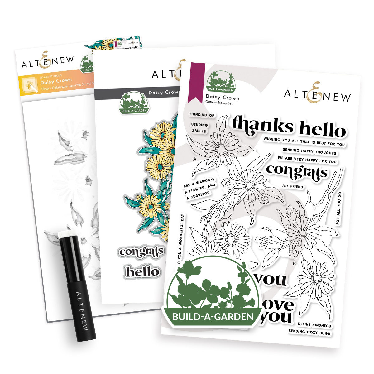 Build-A-Garden: Daisy Crown & Add-on Die Bundle