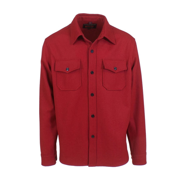Schott Wool CPO Shirt 7810 Grey Red Black Olive - M.W. Reynolds