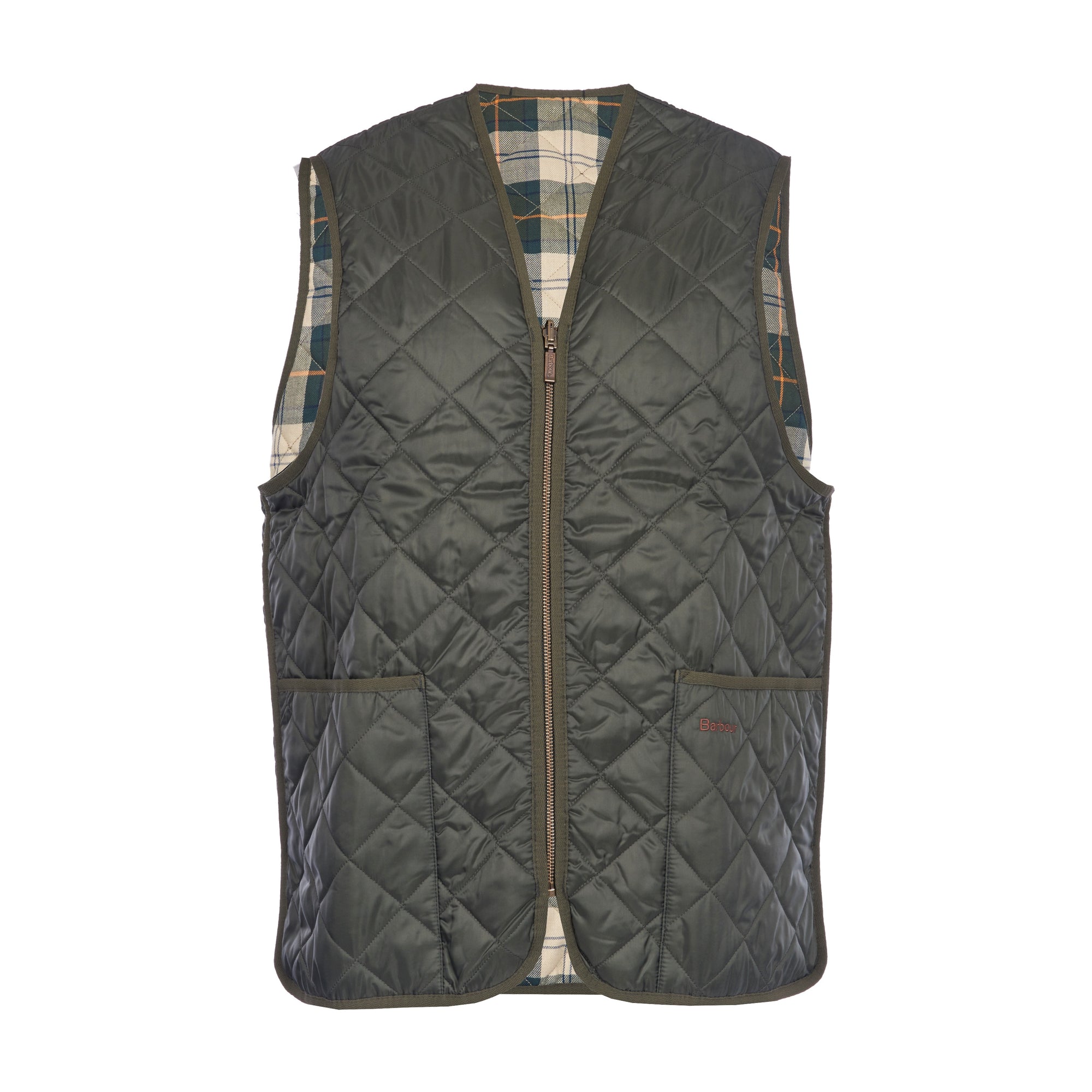 barbour quilted zip in liner