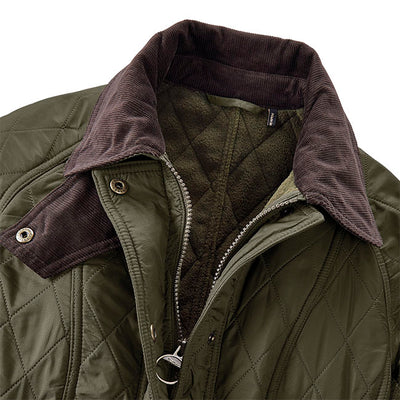 barbour beadnell polarquilt jacket green