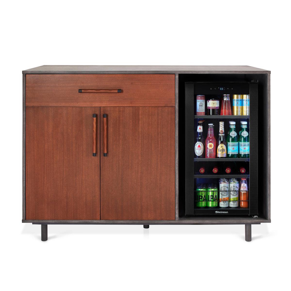 Rhodes Two-Tone Sideboard with Cooling Storage Option - Compressor Beverage Center