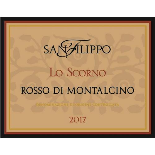 San Filippo 2017 Rosso di Montalcino, Lo Scorno