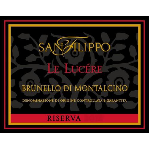 San Filippo 2013 Brunello Di Montalcino Riserva, Le Lucere