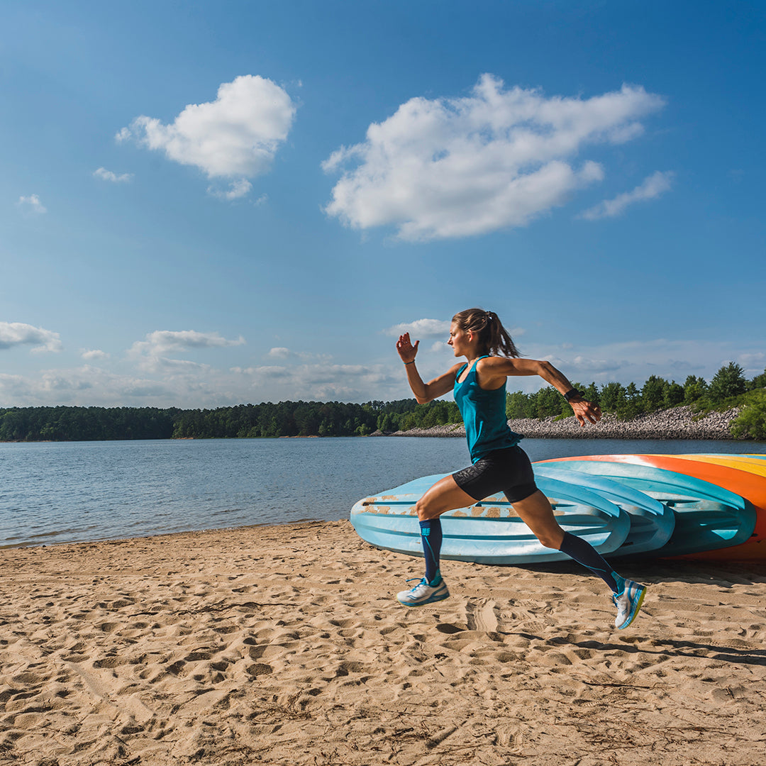 running to water