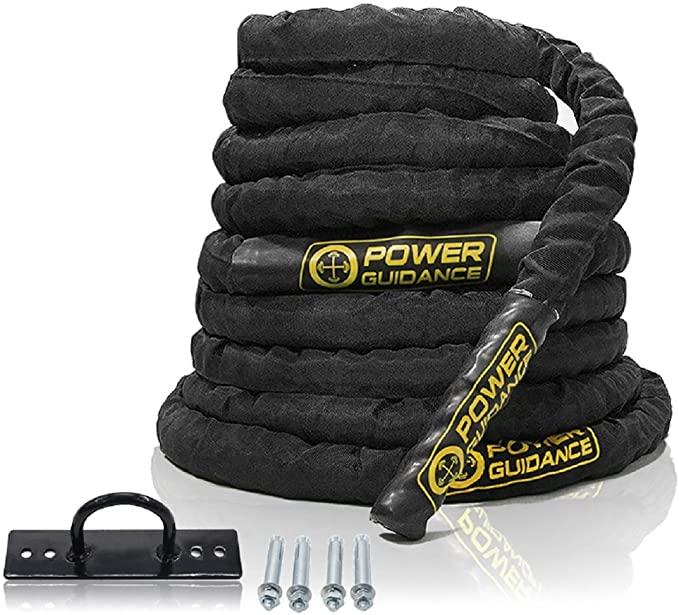 Heavy Duty Battle Rope Set - High Quality Home Workout Battle