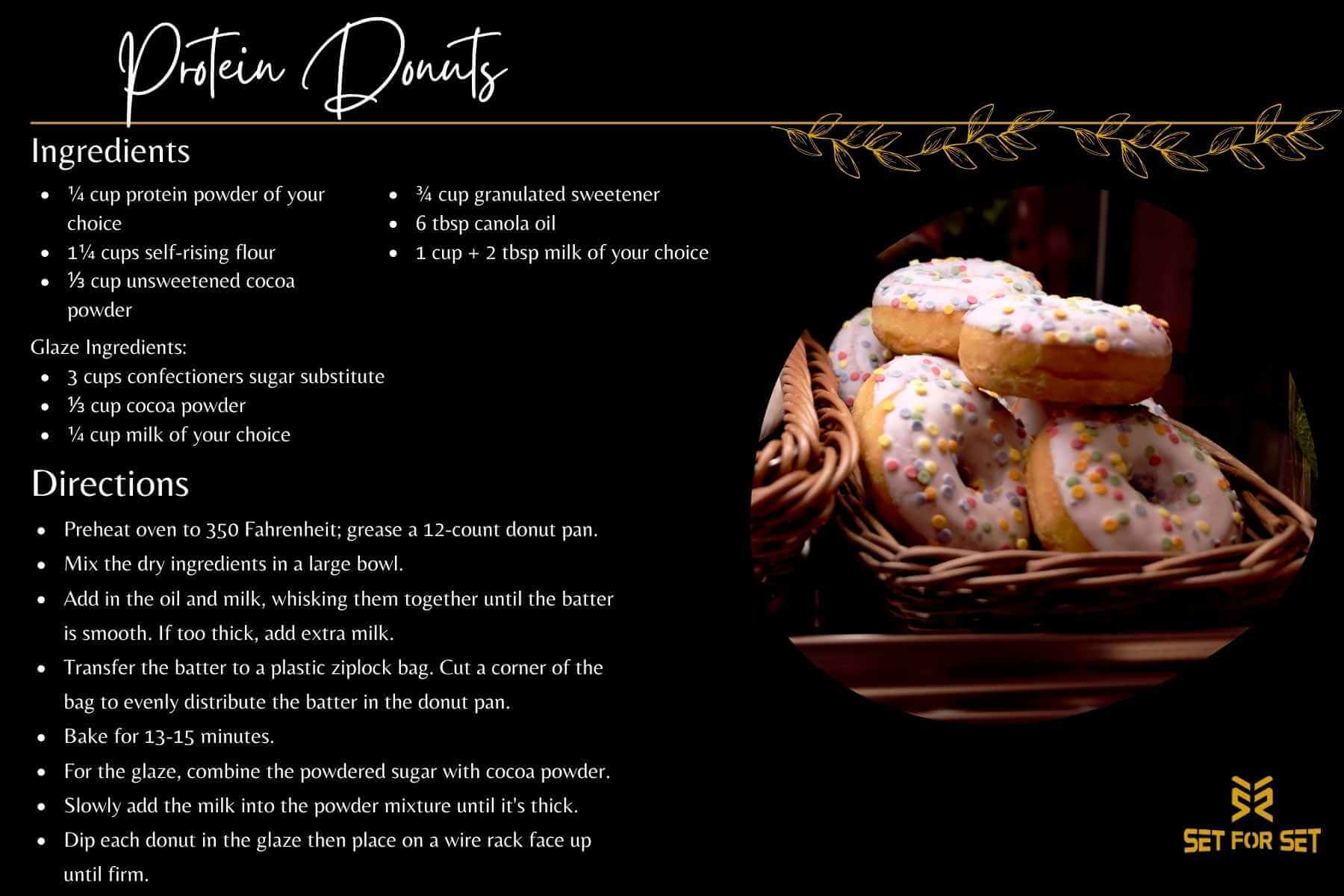 Best protein donuts recipe