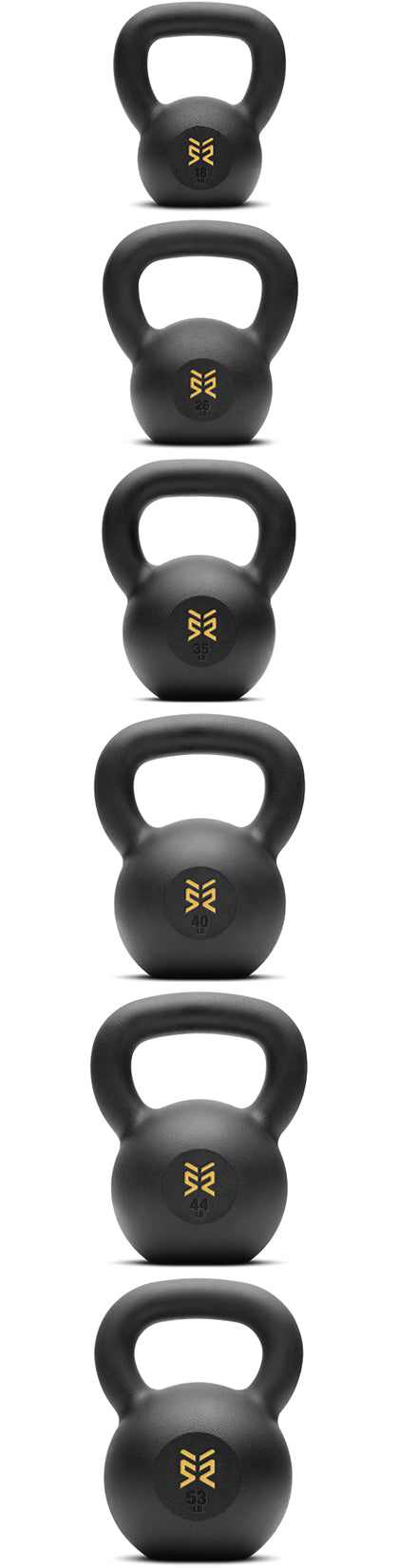 Cast iron kettlebells