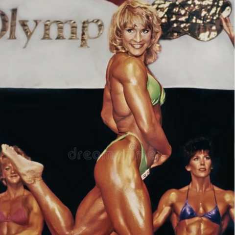 Woman bodybuilder