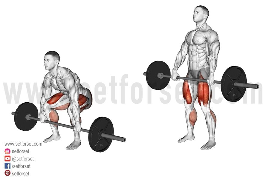 barbell deadlift