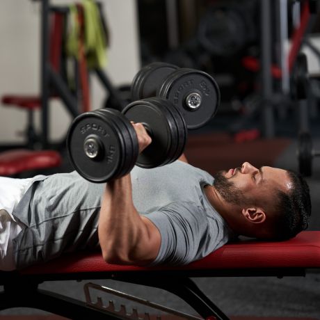 barbell lower chest exercises