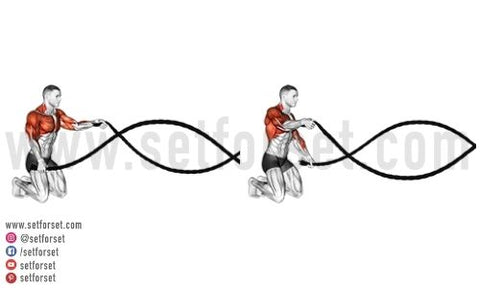  SGT KNOTS Twisted Battle Rope - Weighted Exercise