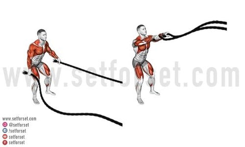 20 Best Battle Rope Exercises & Killer Workouts - SET FOR SET