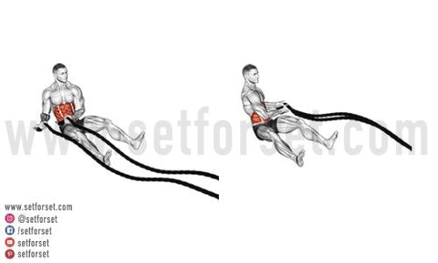 Basics 1.5 Inch Heavy Exercise Training Workout Battle Rope - 30  feet, Black, Jump Ropes -  Canada