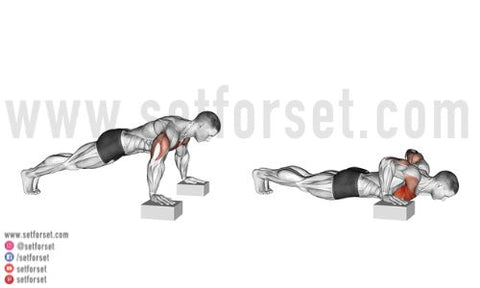 33 Push Up Variations from Beginner Advanced - SET FOR