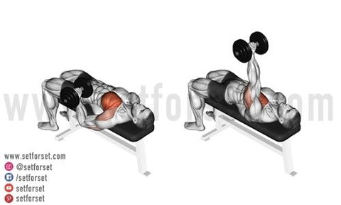 chest exercises with one dumbbell