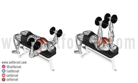 dumbbell middle chest exercise