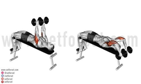 dumbbell triceps