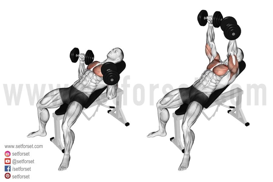 incline dumbbell press