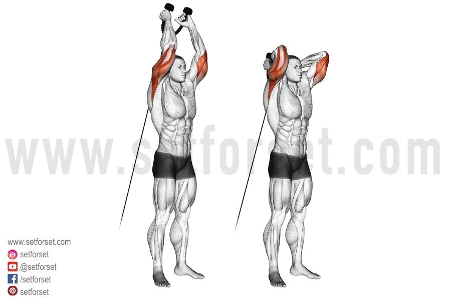 overhead triceps extension