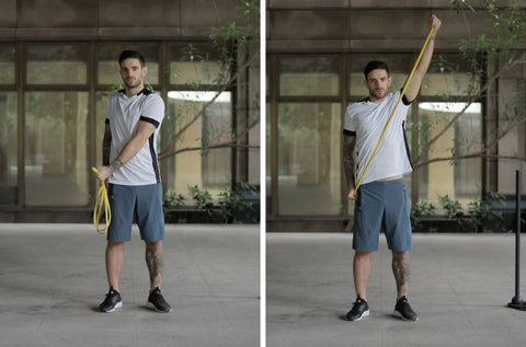 resistance band scapular exercises
