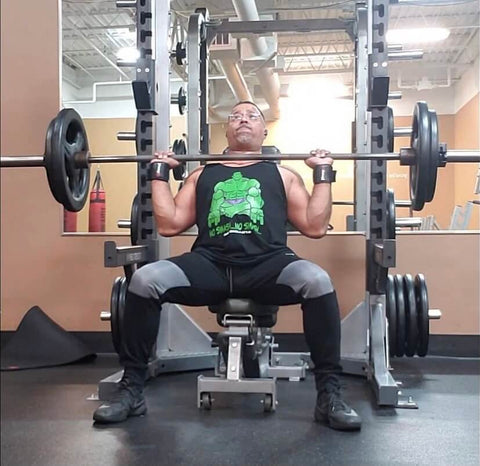seated barbell overhead press