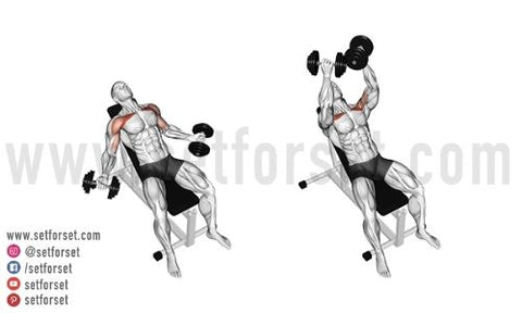 seated incline front raise